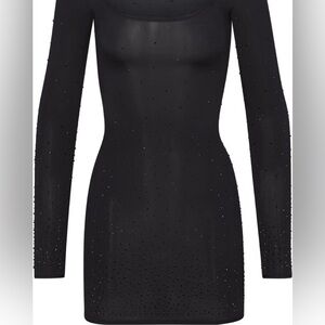 SKIMS Sheer Jelly Rhinestone Dress (sz. Small)